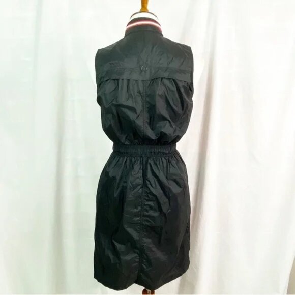 HUNTER for Target collab Hooded Zip Front Drawstring Waist Nylon Dress - Picture 6 of 9